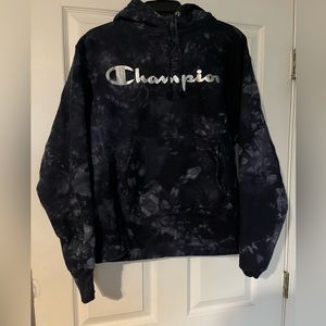 Tie dye champion hoodie!
